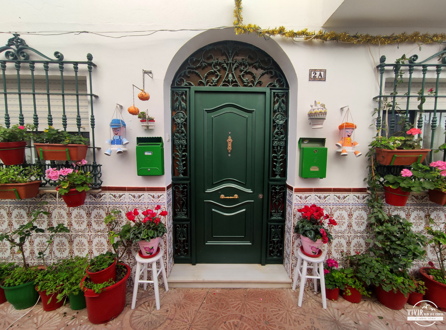 Fachada bonita en Torrox pueblo (Málaga)