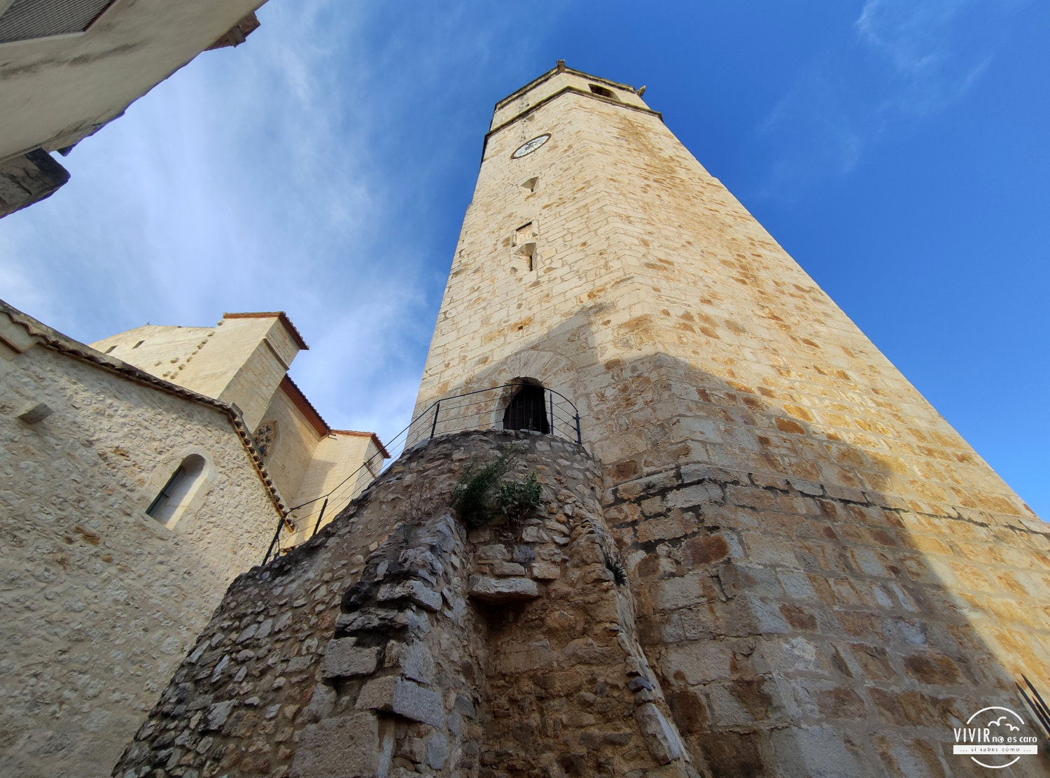 Torre-campanario en la Iglesia Arciprestal de Sant Mateu
