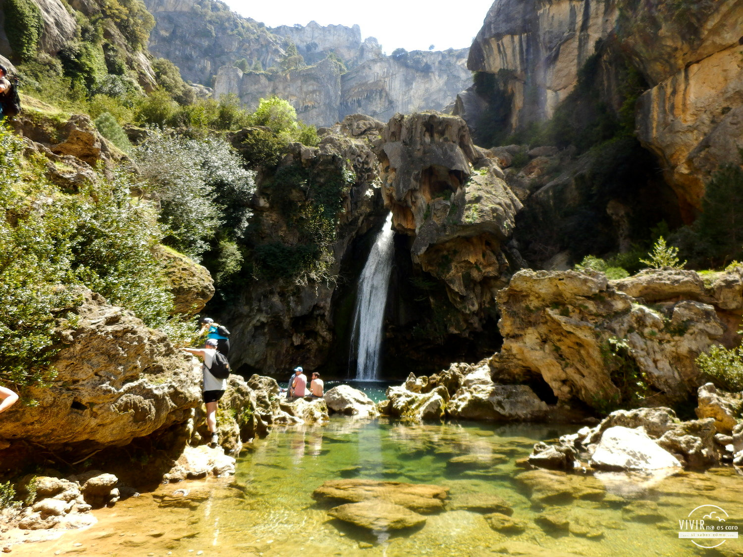 La Cascada de la Calavera en ruta nacimiento rio Borosa (Cazorla, Jaén)