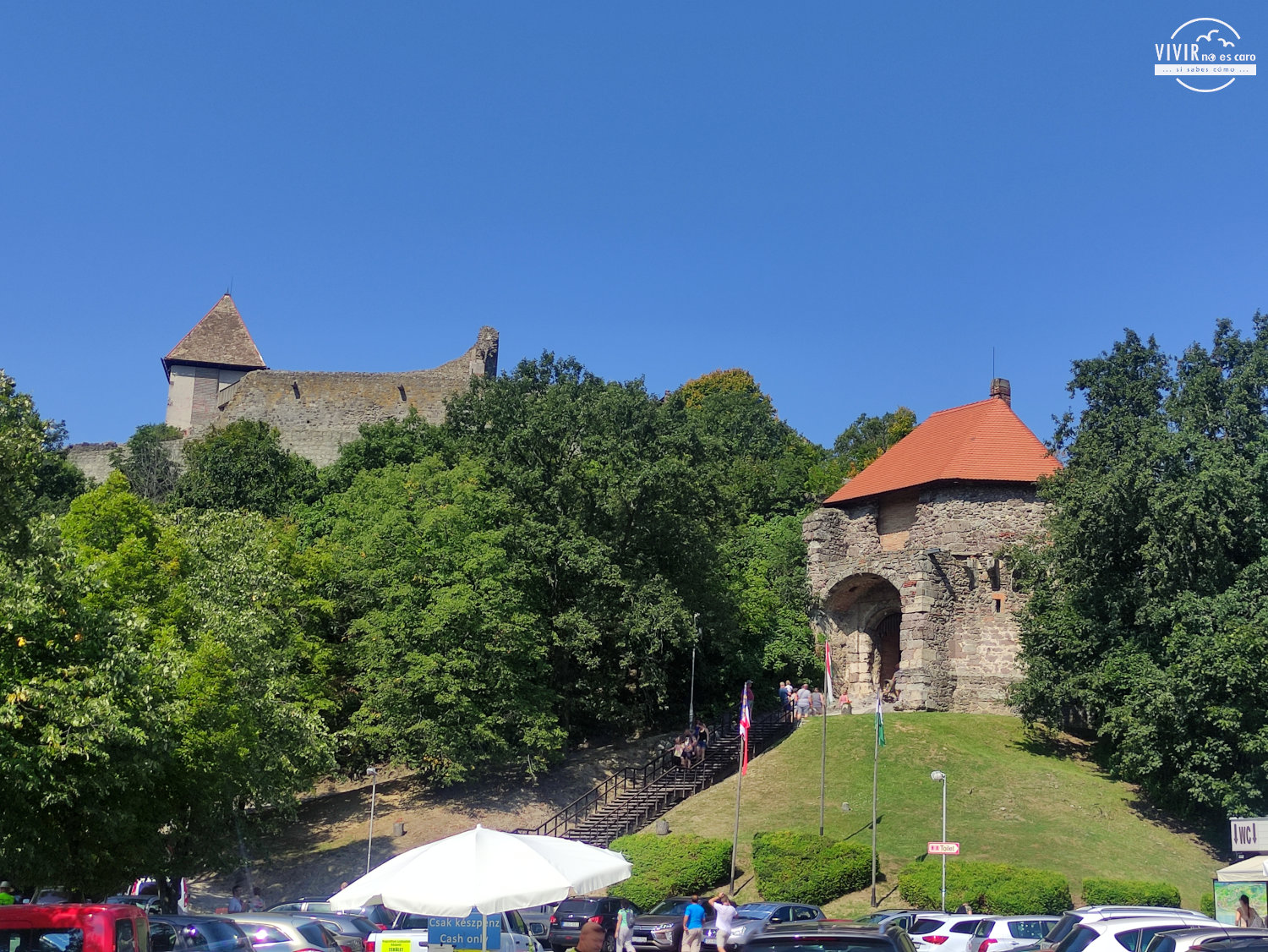 Castillo medieval de Visegrád (Hungría)