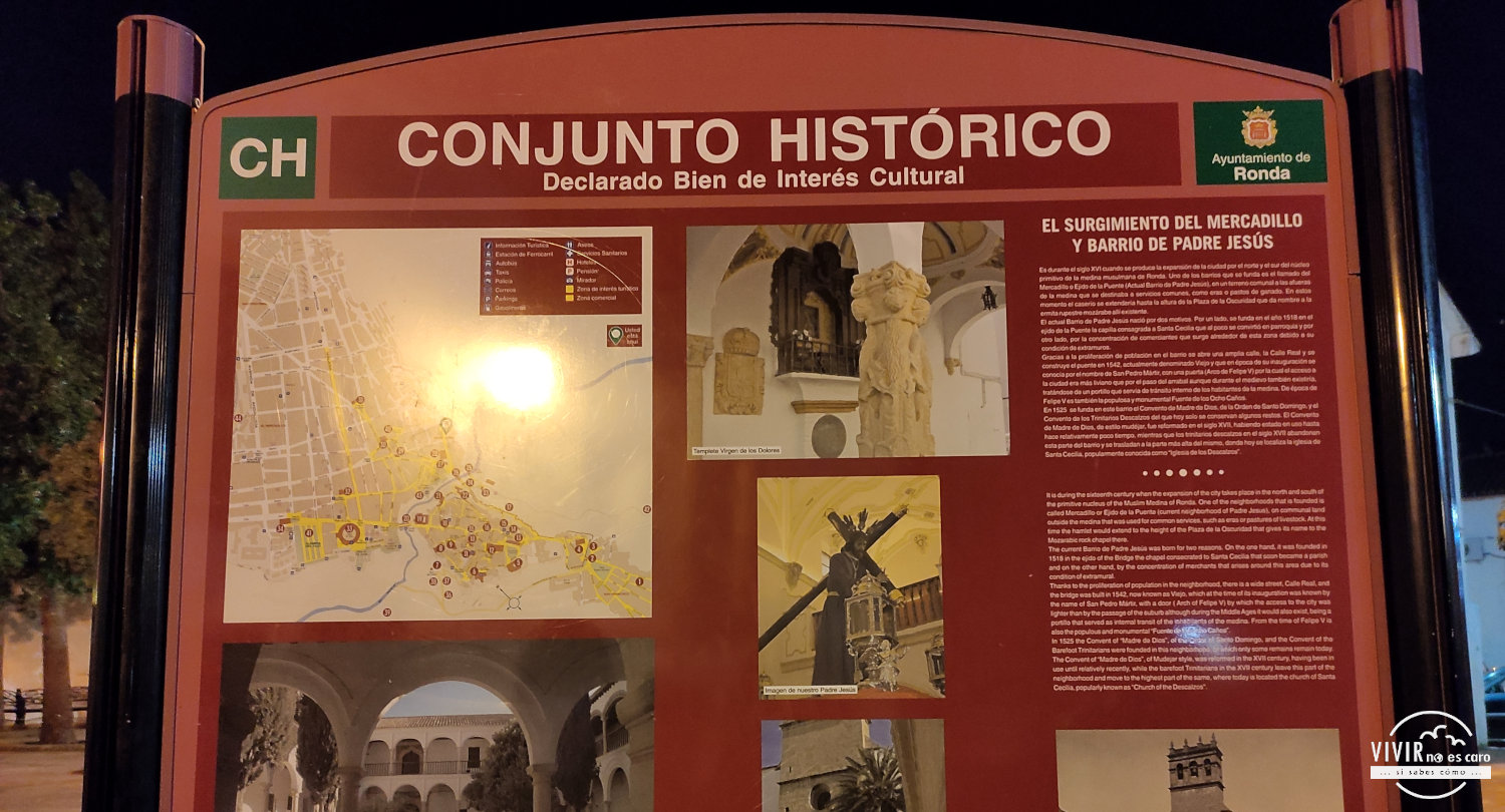 Cartel Conjunto Histórico de Ronda (Málaga)
