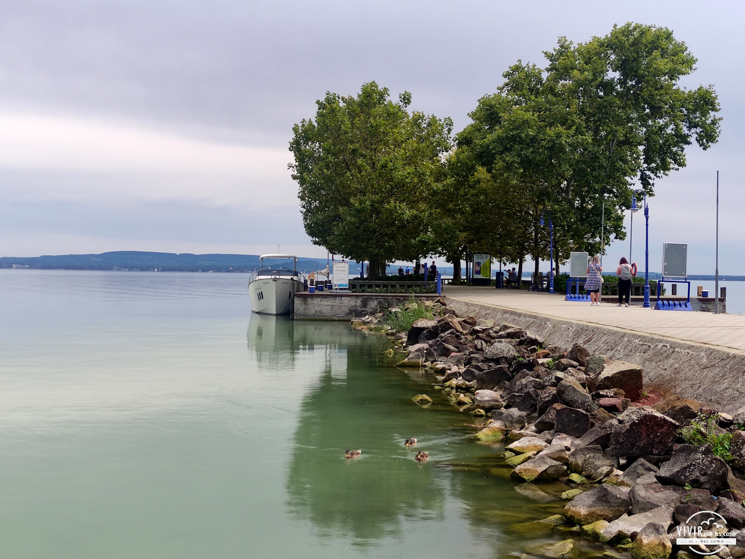 Muelle al Lago Balaton (Hungría)