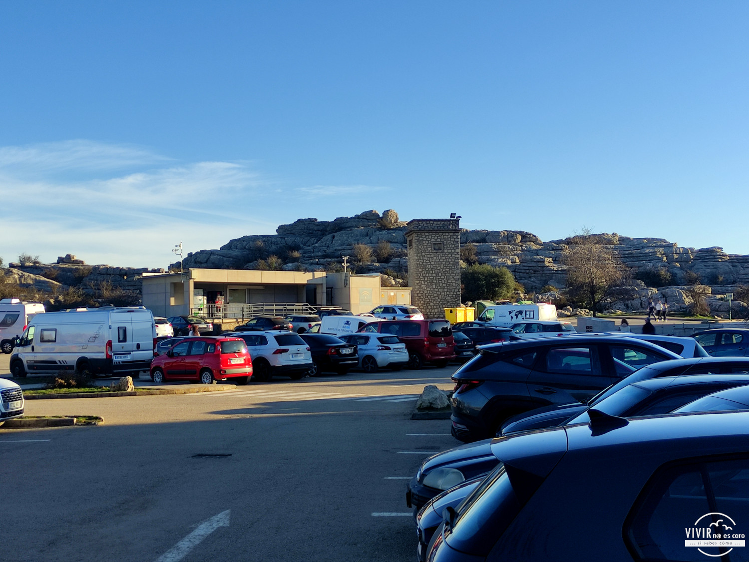 Parking del Torcal de Antequera en Málaga