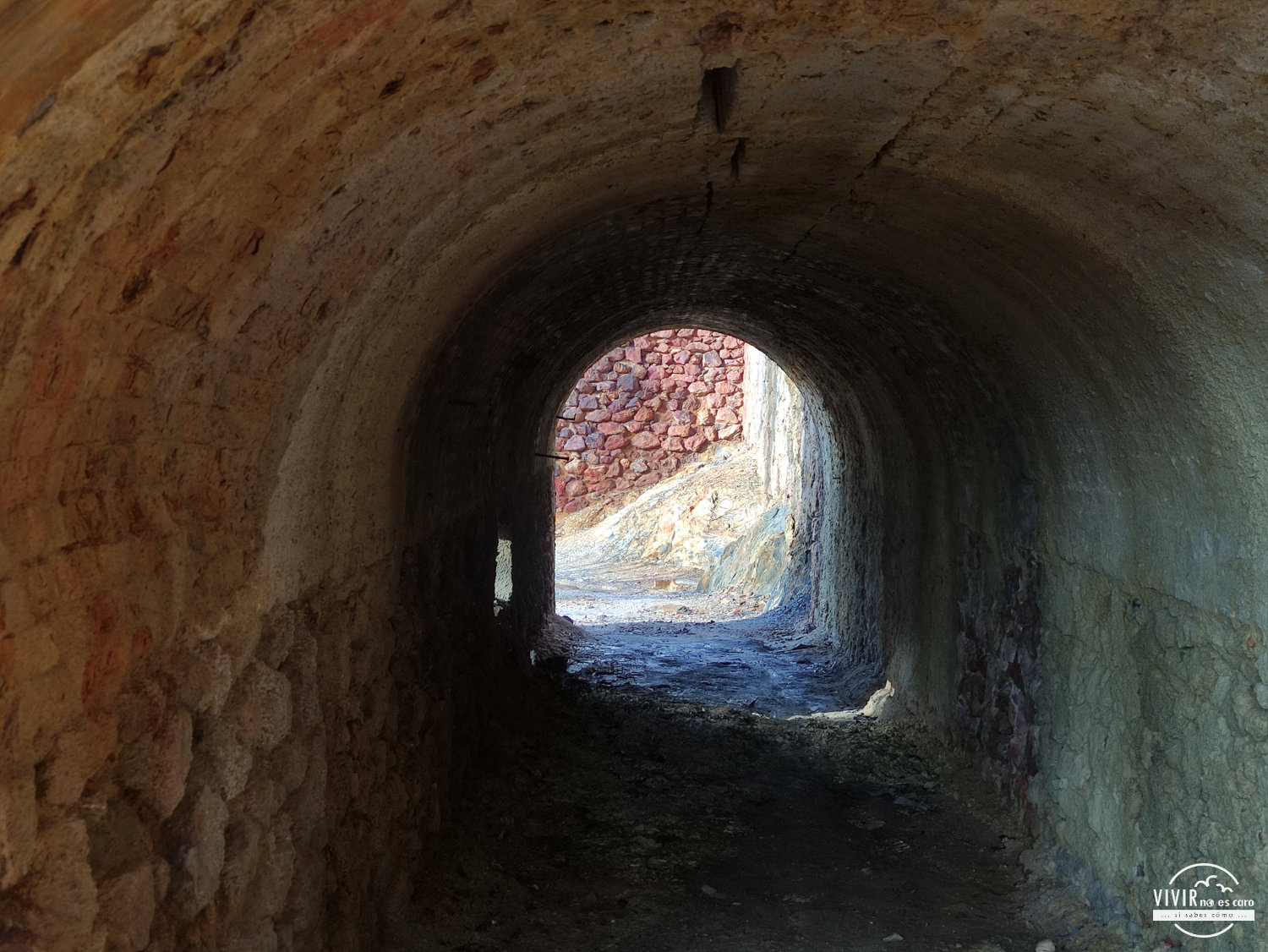 Túnel en la Mina Peña de Hierro en Nerva