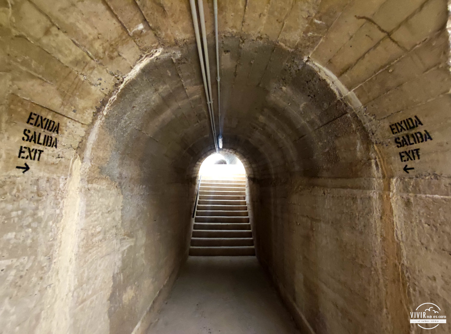 Túnel del refugio antiaéreo de Castellón de la Plana