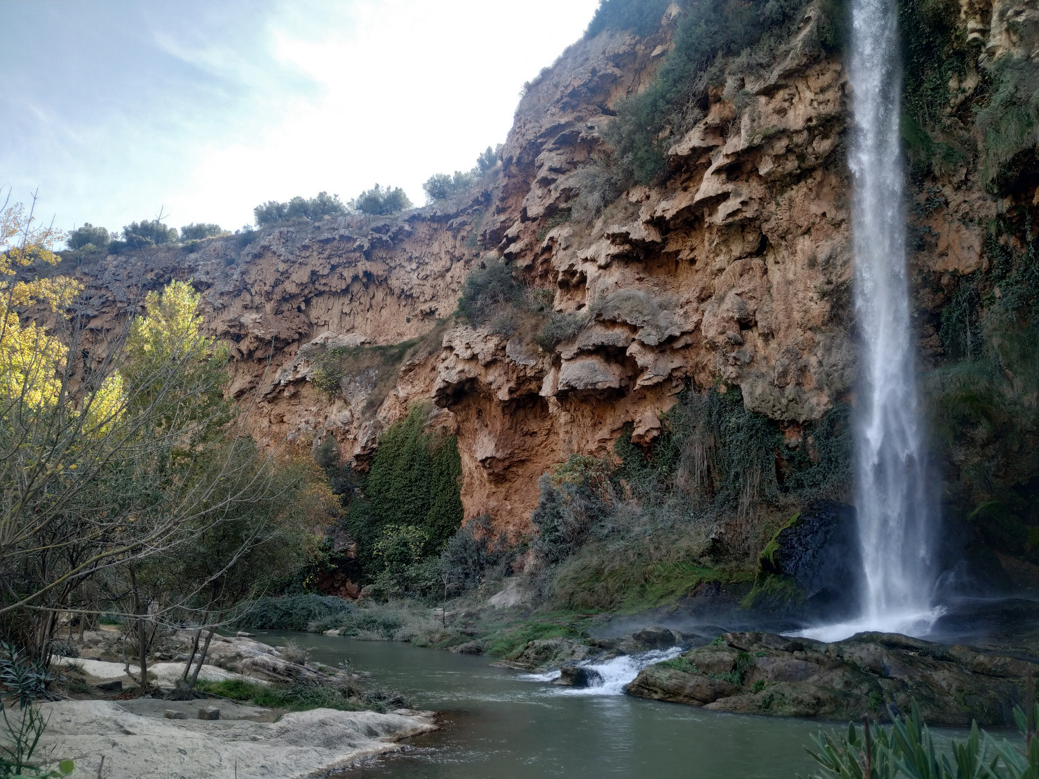 Cascada del Salto de la Novia en Navajas (Castellón)