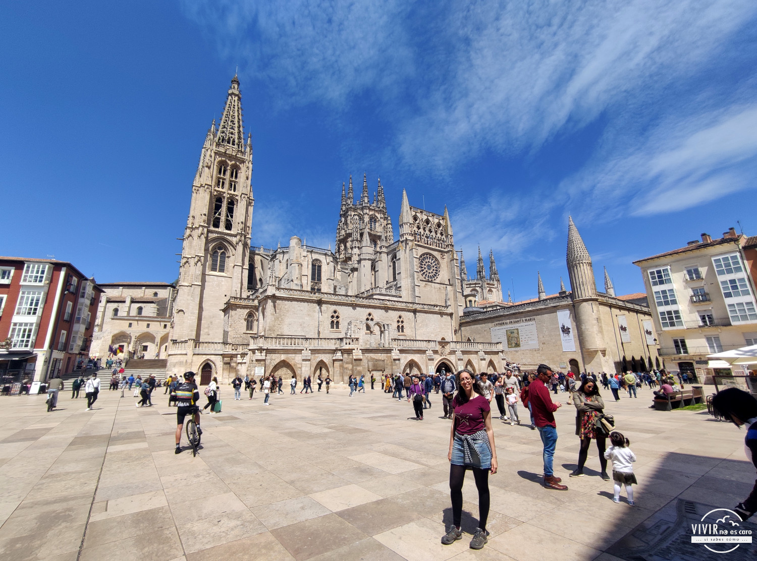 Vista exterior de la Catedral de Burgos