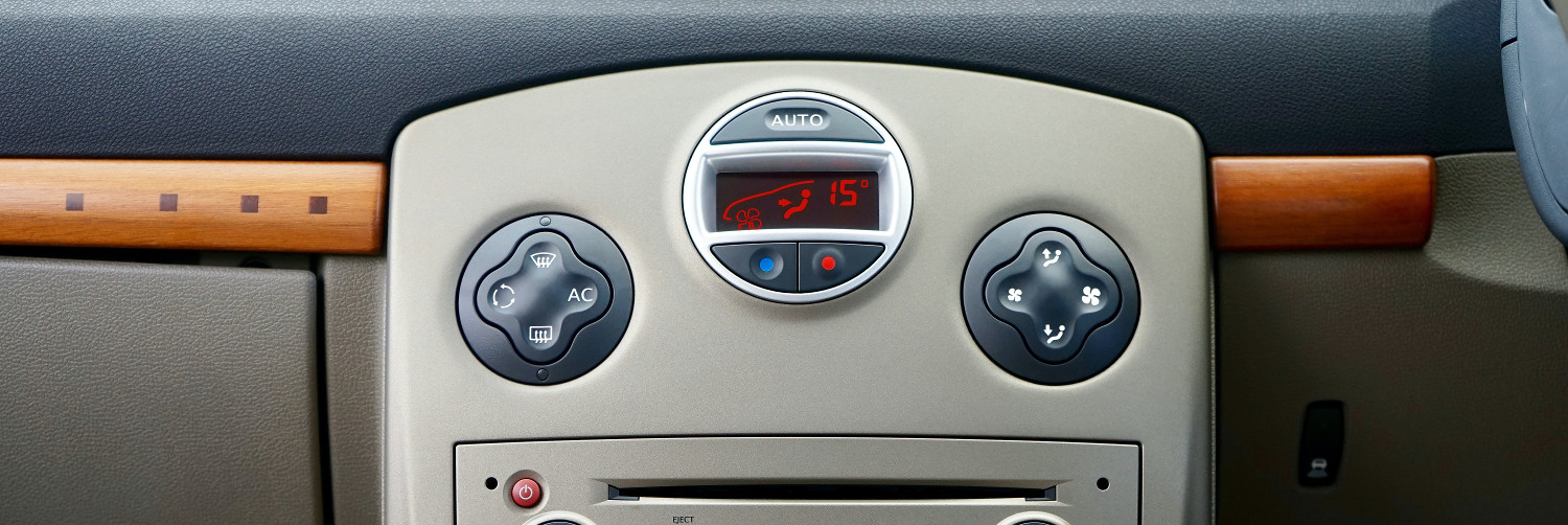 Climatizador aire acondicionado de un coche o furgoneta