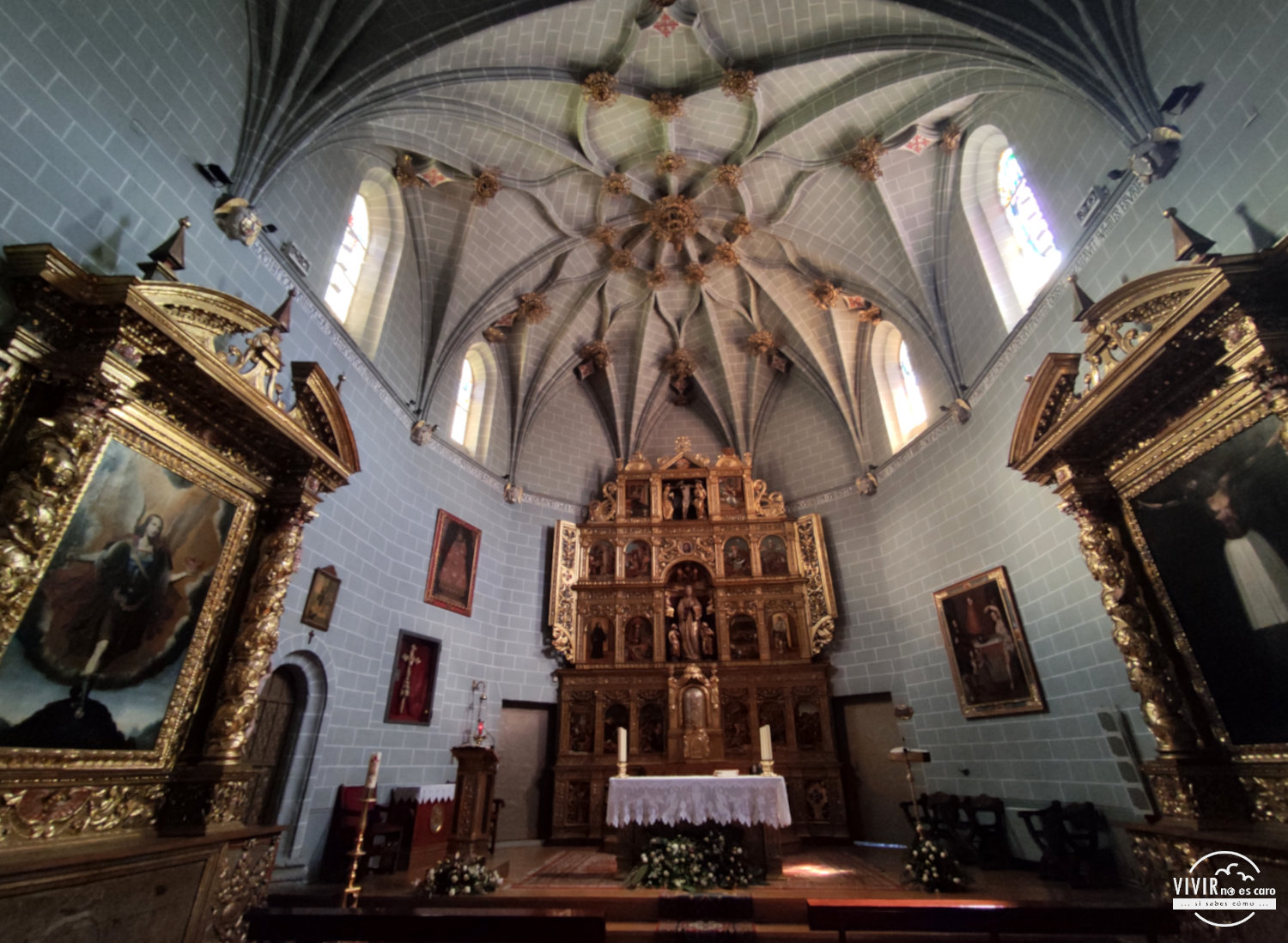 Interior de la Iglesia de la Asunción (Sallent de Gallego)