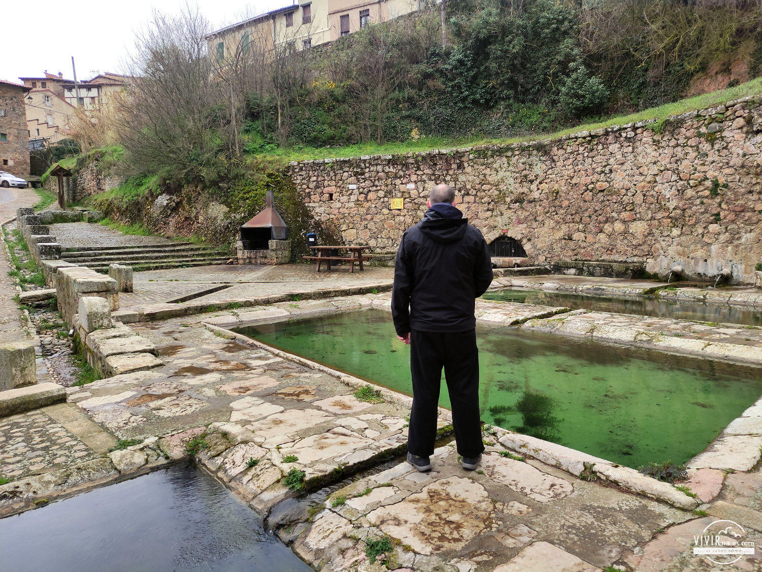 Lavaderos y acueducto romano Poza de la Sal (Burgos)