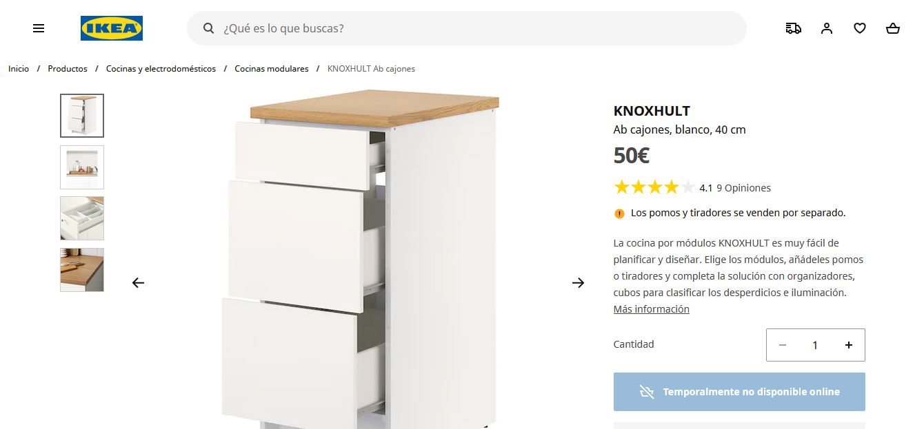 Mueble auxiliar IKEA KNOXHULT