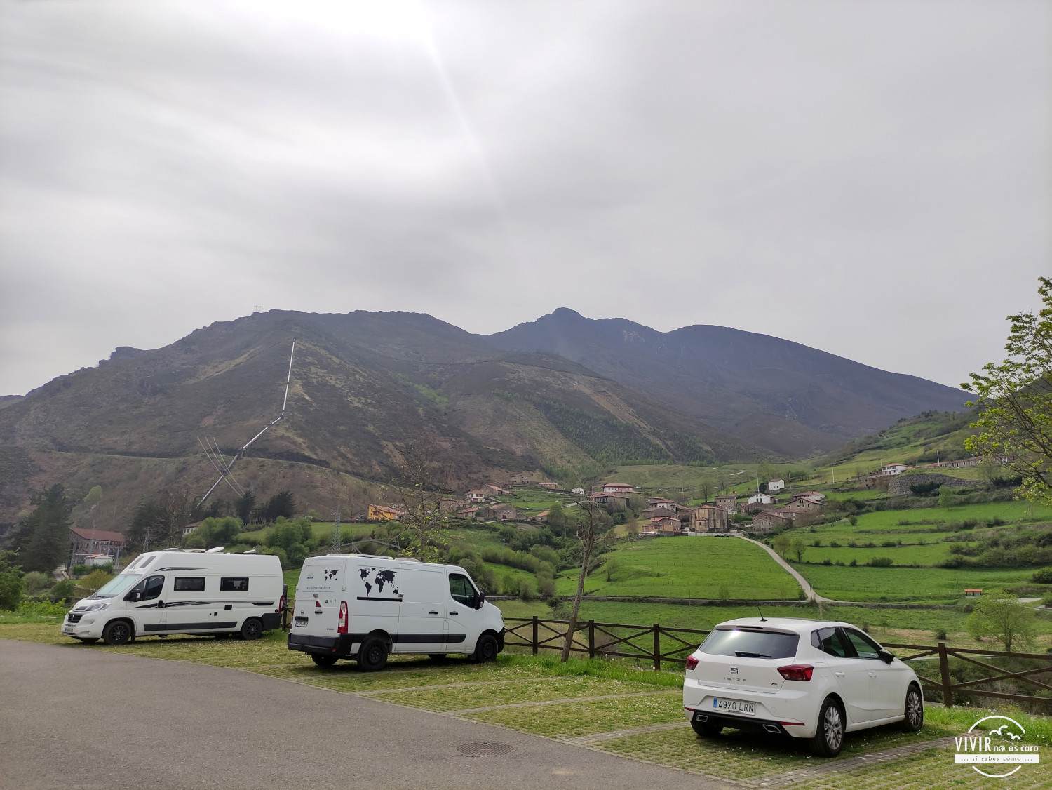 Parking en Tudanca (Cantabria)