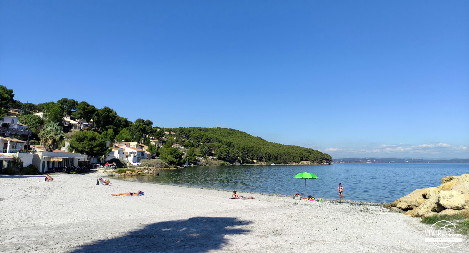 Playa del Ranquet en Istres (Francia)