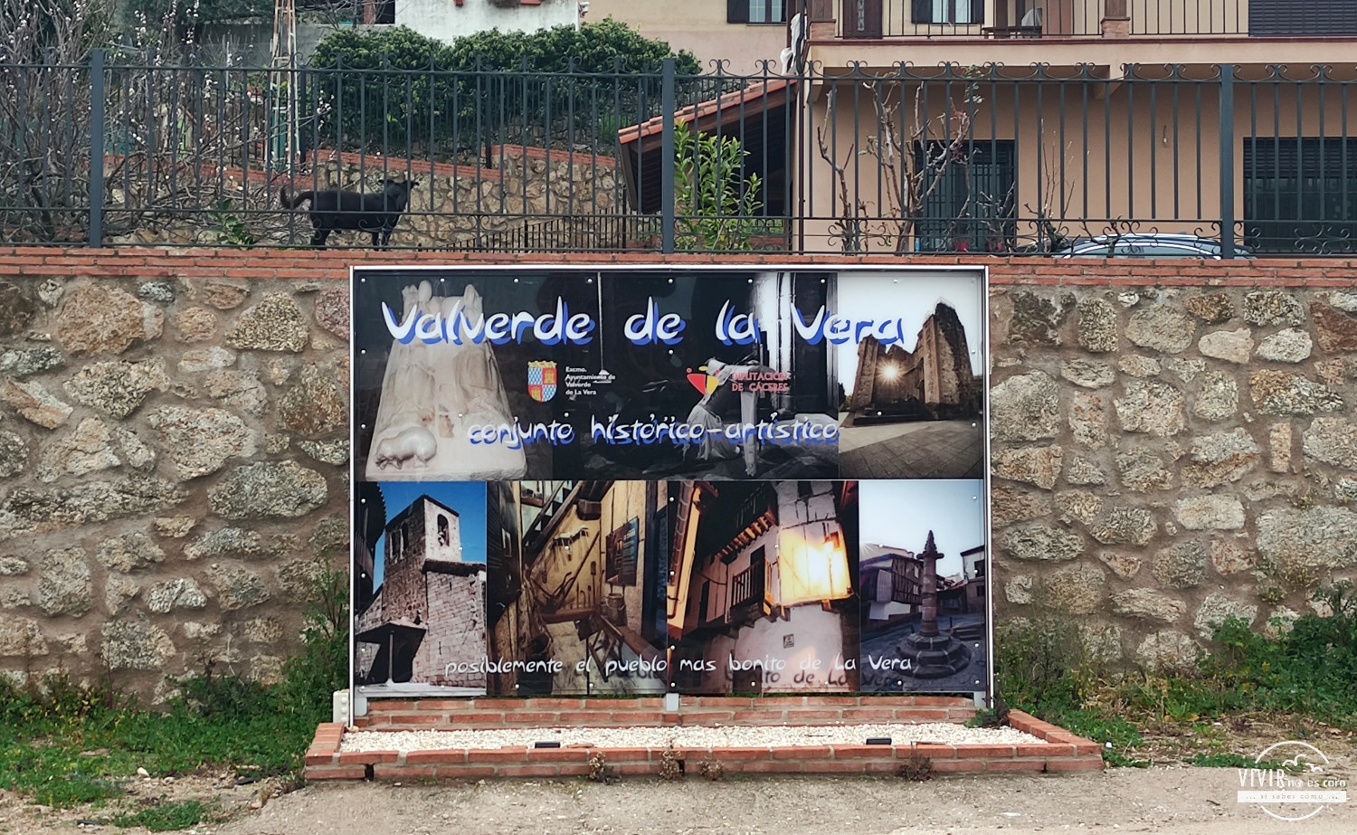 Cartel Valverde de la Vera, Conjunto Histórico Artístico (Cáceres)