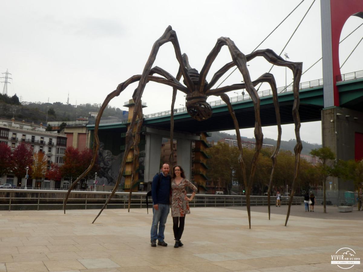 10 estatuas y monumentos sorprendentes de España - La Araña de Bilbao