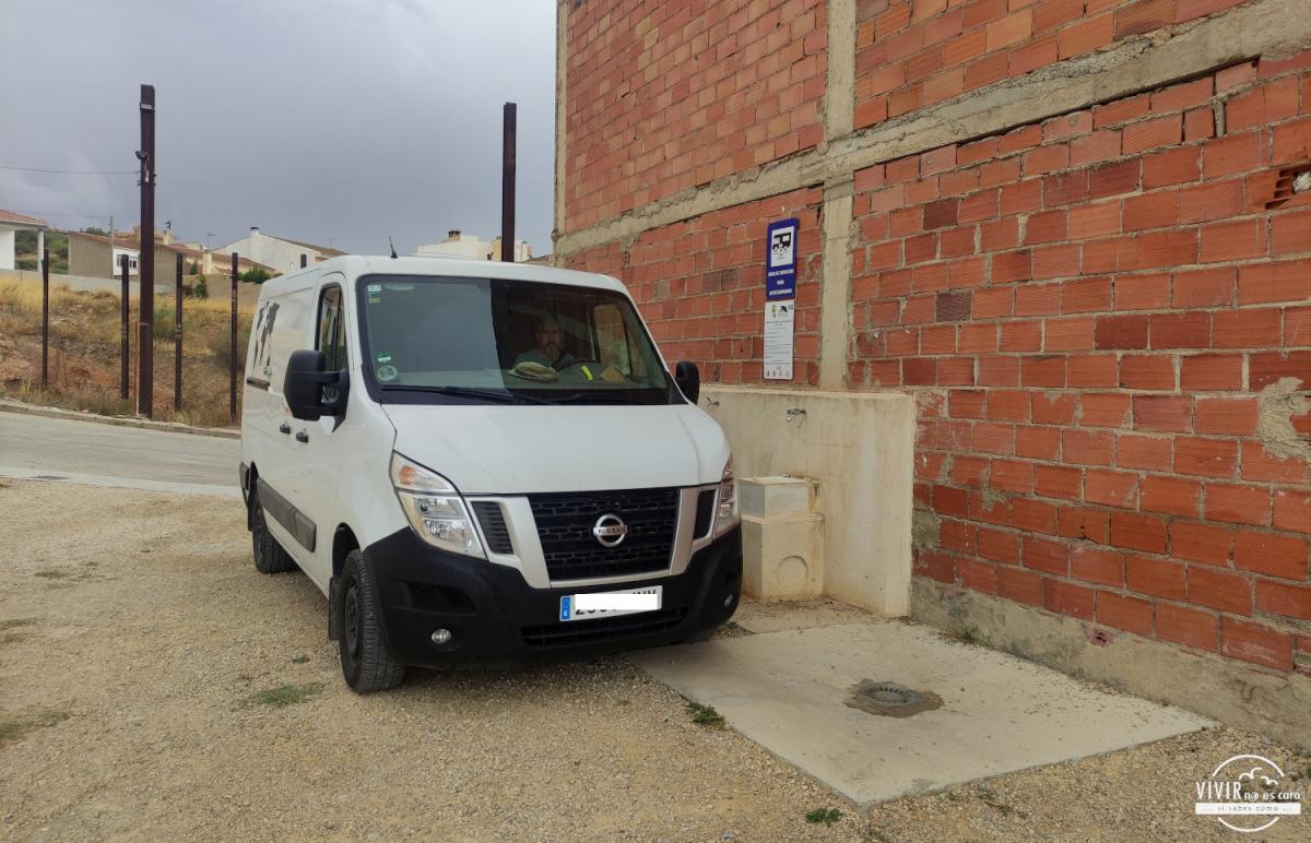 Área de autocaravanas gratuita de Pozo Alcón (Jaén)