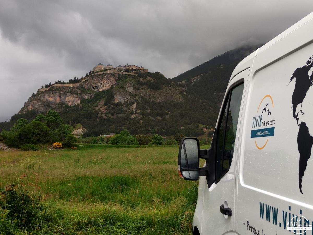 Briançon en furgoneta camper (Alpes, Francia)