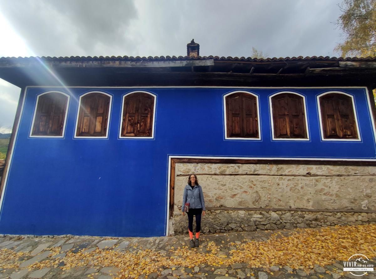 Casa azul en Koprivshtitsa (Bulgaria)