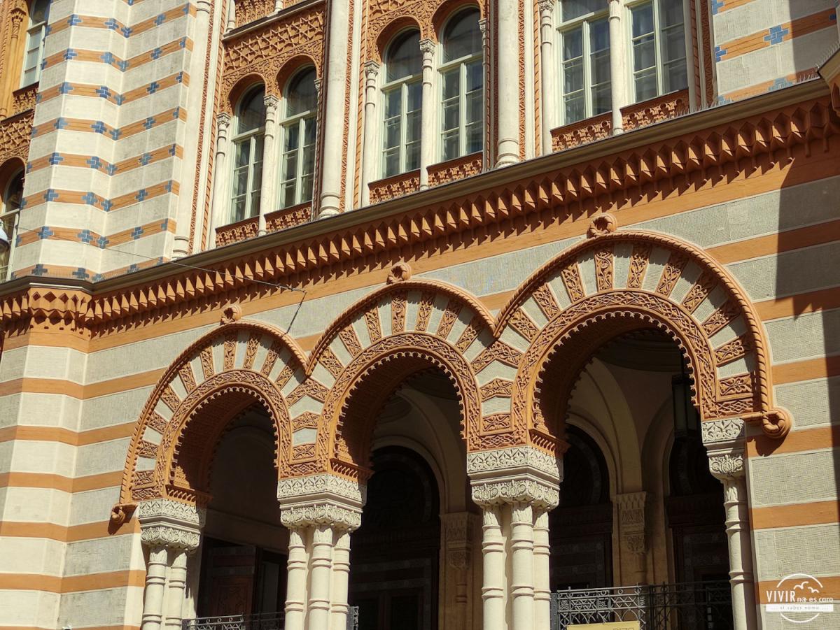 Detalle Sinagoga de Budapest (Hungría)