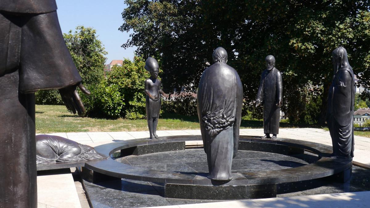 Escultura Jardín de los filósofos en Budapest (Hungría)