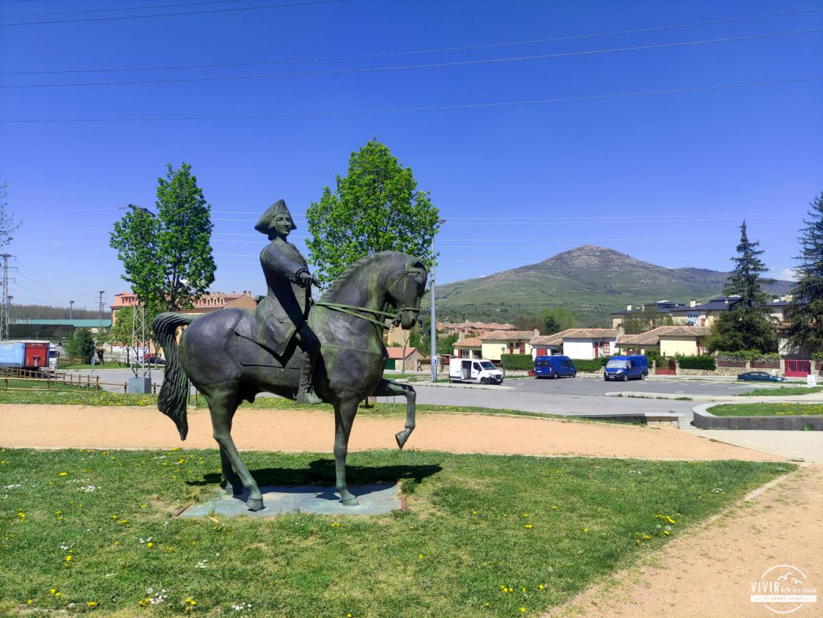Área gratuita de autocaravanas del Real Sitio de San Ildefonso (Segovia)