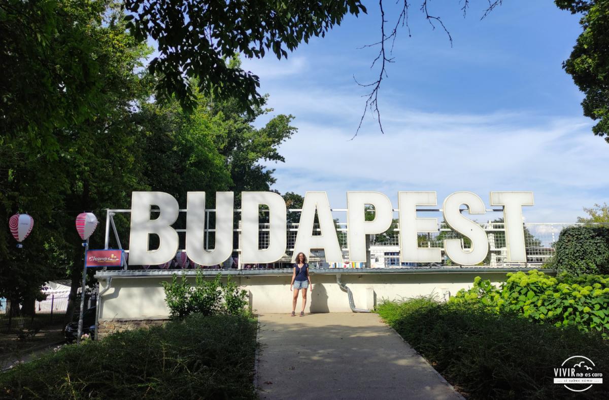 Letras Budapest en Isla Margarita