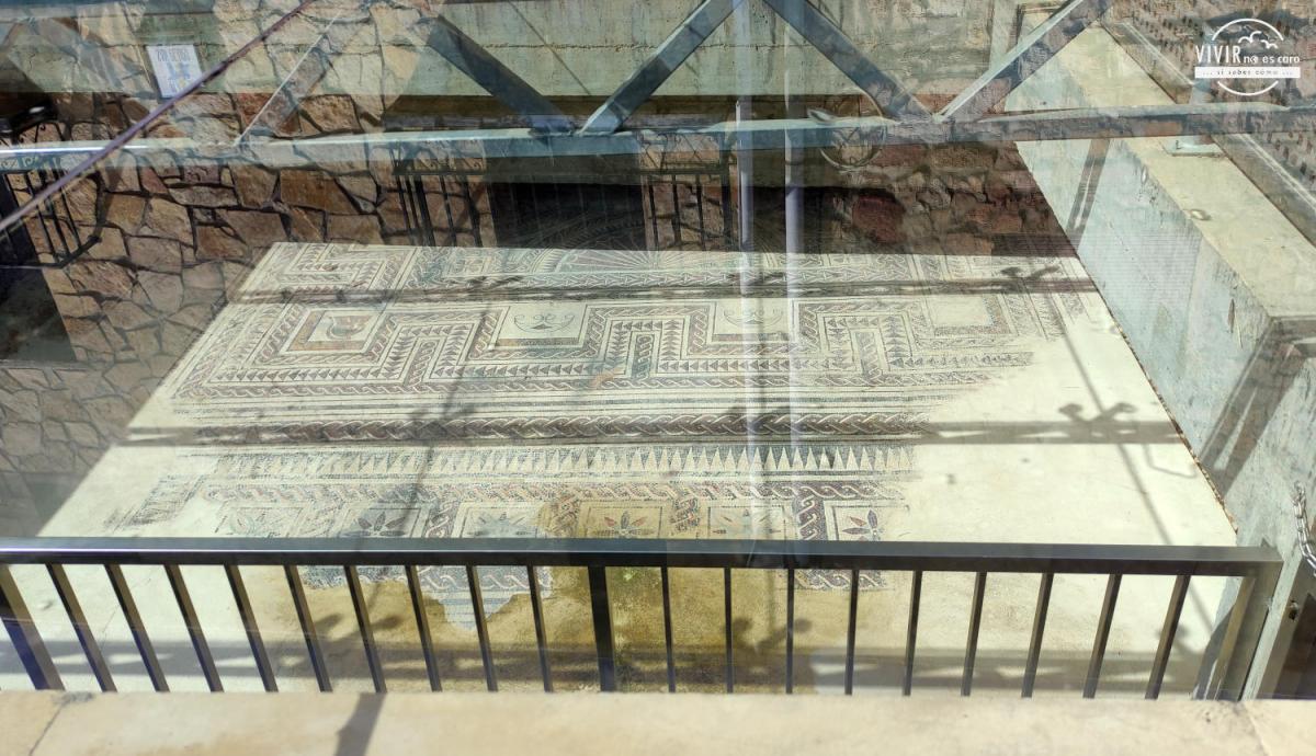 Mosaico romano en Medinaceli (Soria)