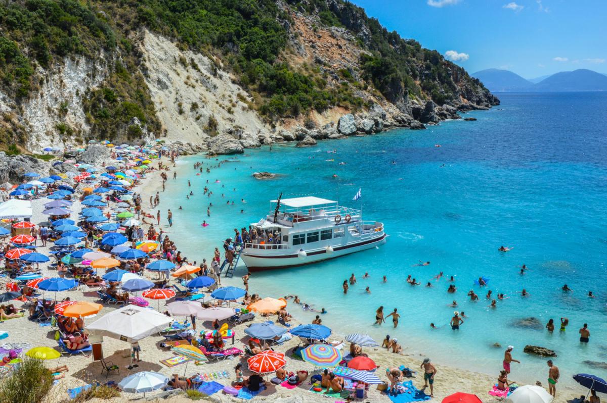 Crucero por las playas de Lefkada (Grecia)