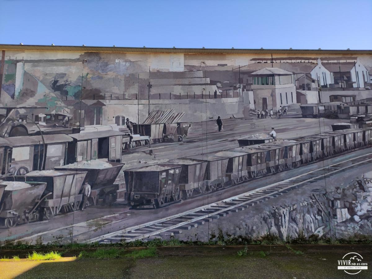 Mural minero de Riotinto (Huelva)