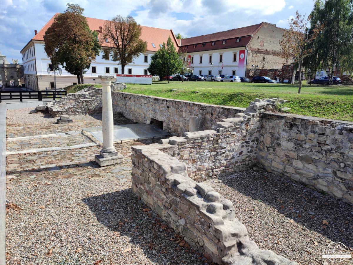 Restos romanos en Alba Iulia (Rumanía)