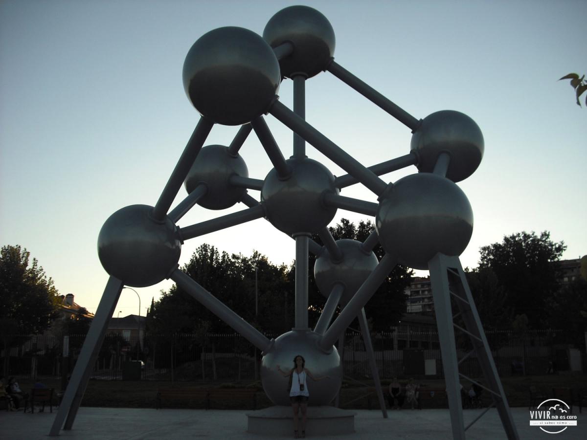 Parque Europa de Madrid: Réplica del Atomium (Bruselas, Bélgica)