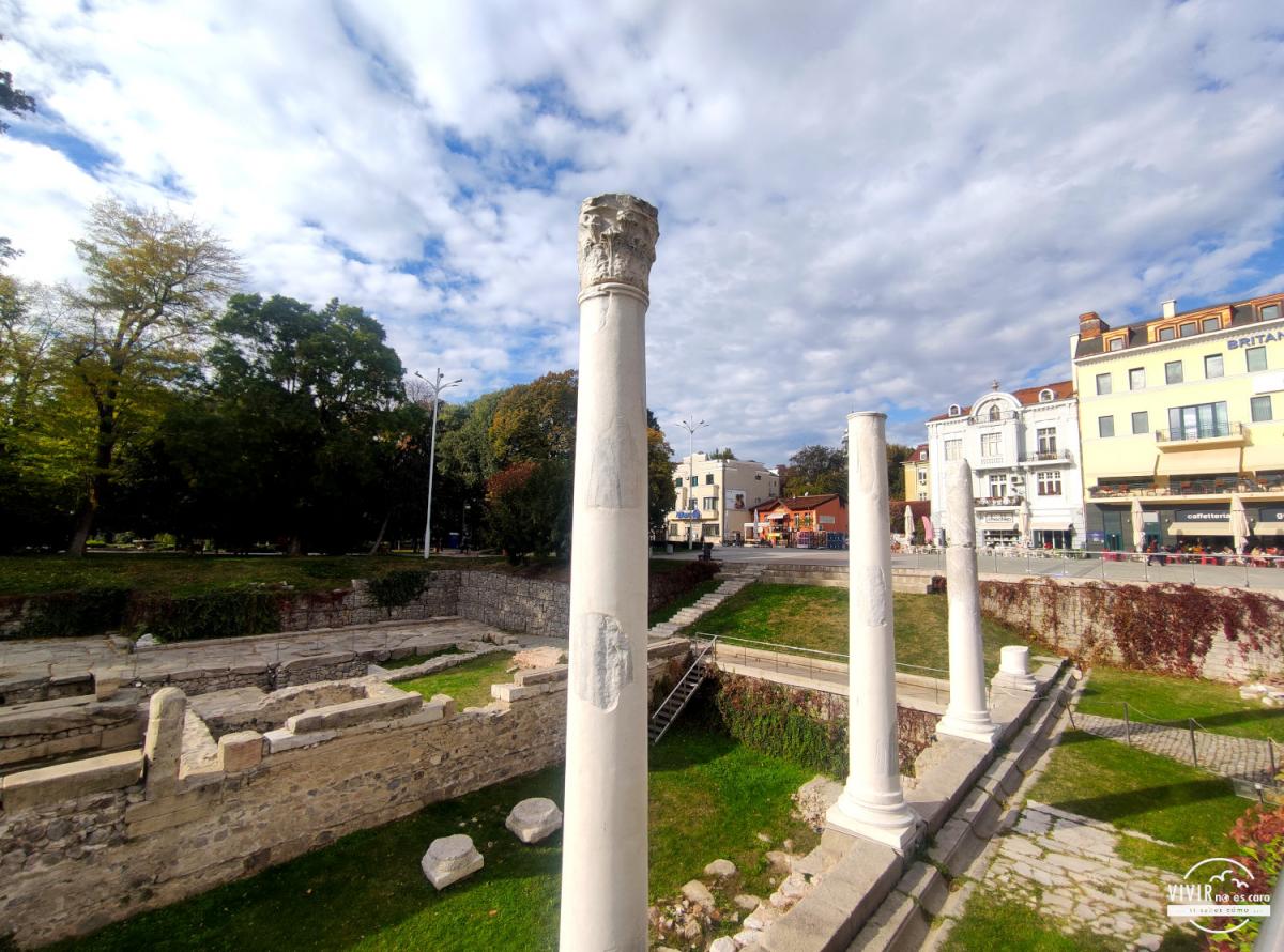 Ruinas del Foro Filipópolis (Plovdiv, Bulgaria)