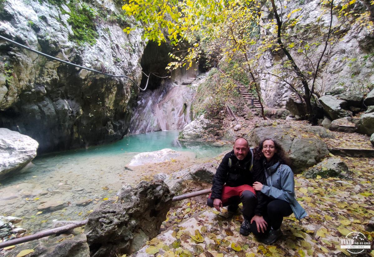 Pozas cascadas Nidri Lefkada (Grecia)