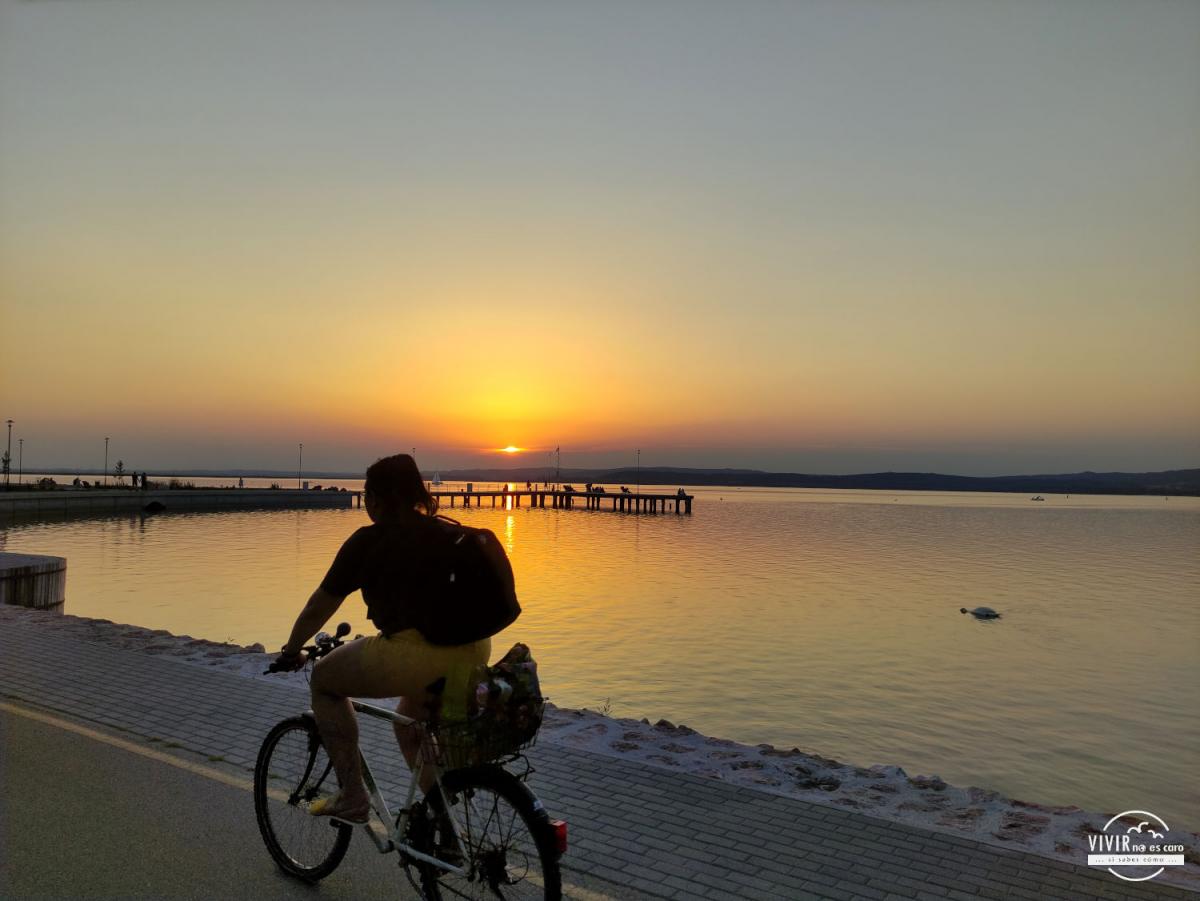Ruta en bicicleta - vía ciclista Lago Balaton (Hungria)