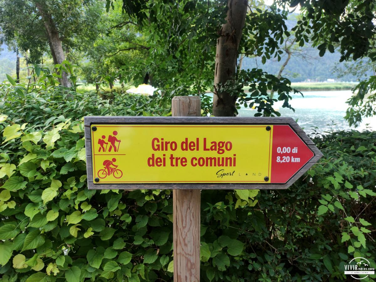 Ruta vuelta al Lago dei tre comuni (o Lago di Cavazzo)