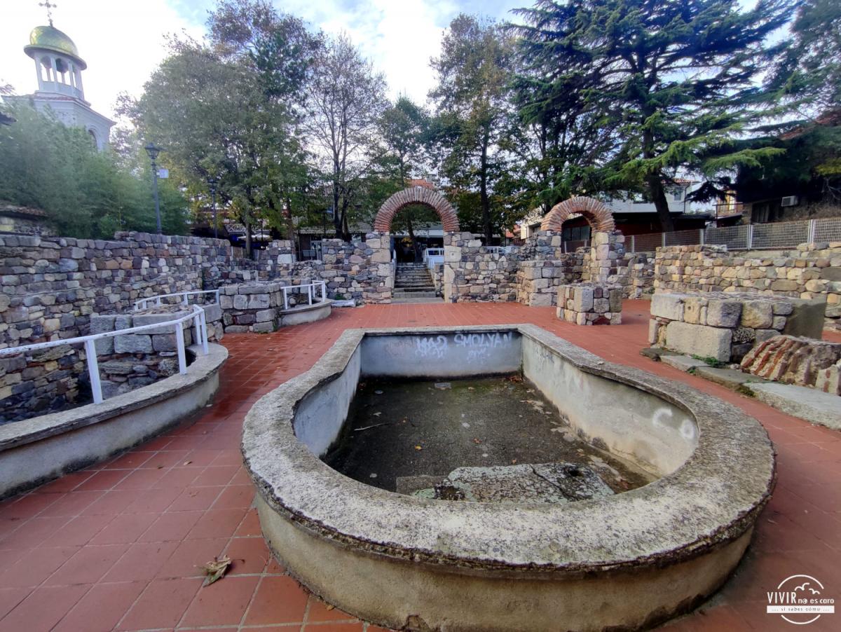 Restos Villa romana en Sozopol (Bulgaria)