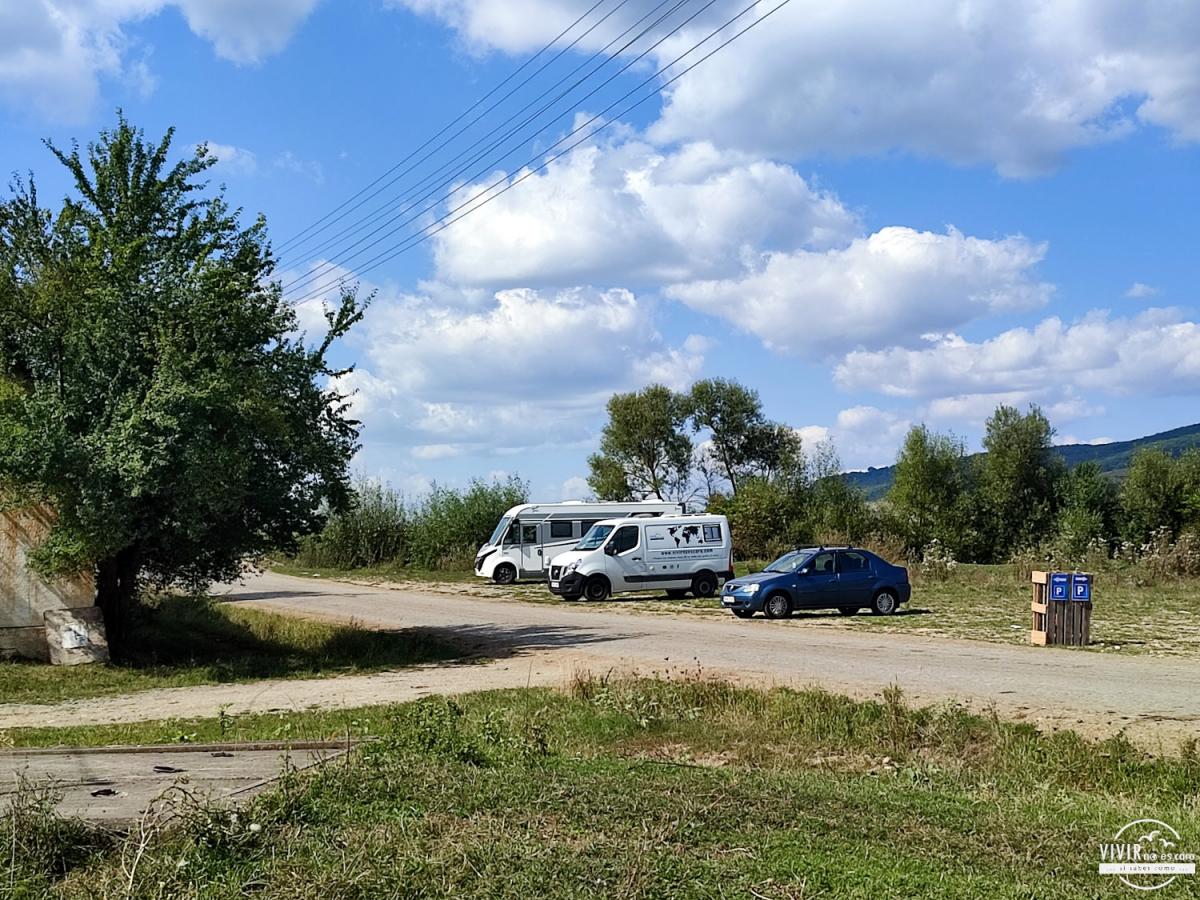 Viscri en furgoneta camper o autocaravana (Rumanía)