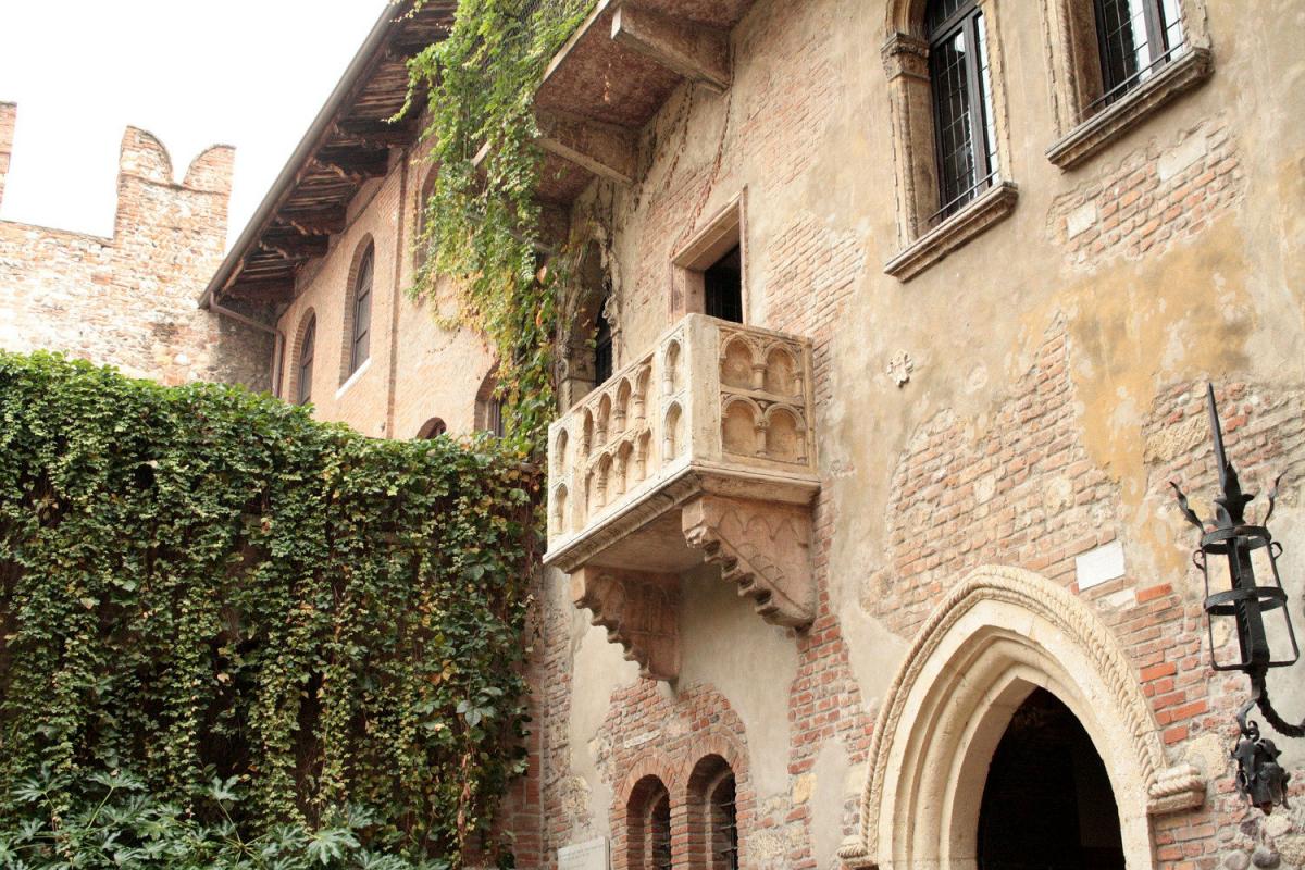 Balcón de la Casa de Julieta en Verona