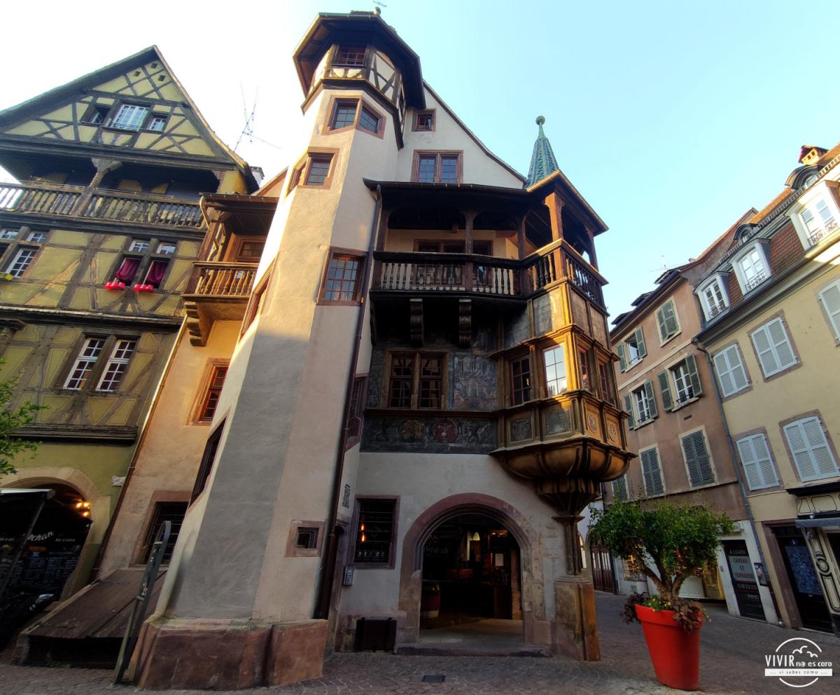 Casa Pfister en Colmar (Alsacia, Francia)
