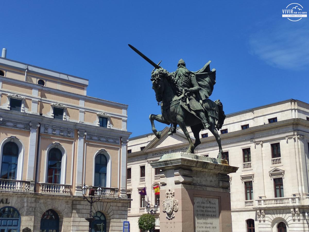 Escultura del Cid Campeador en Burgos