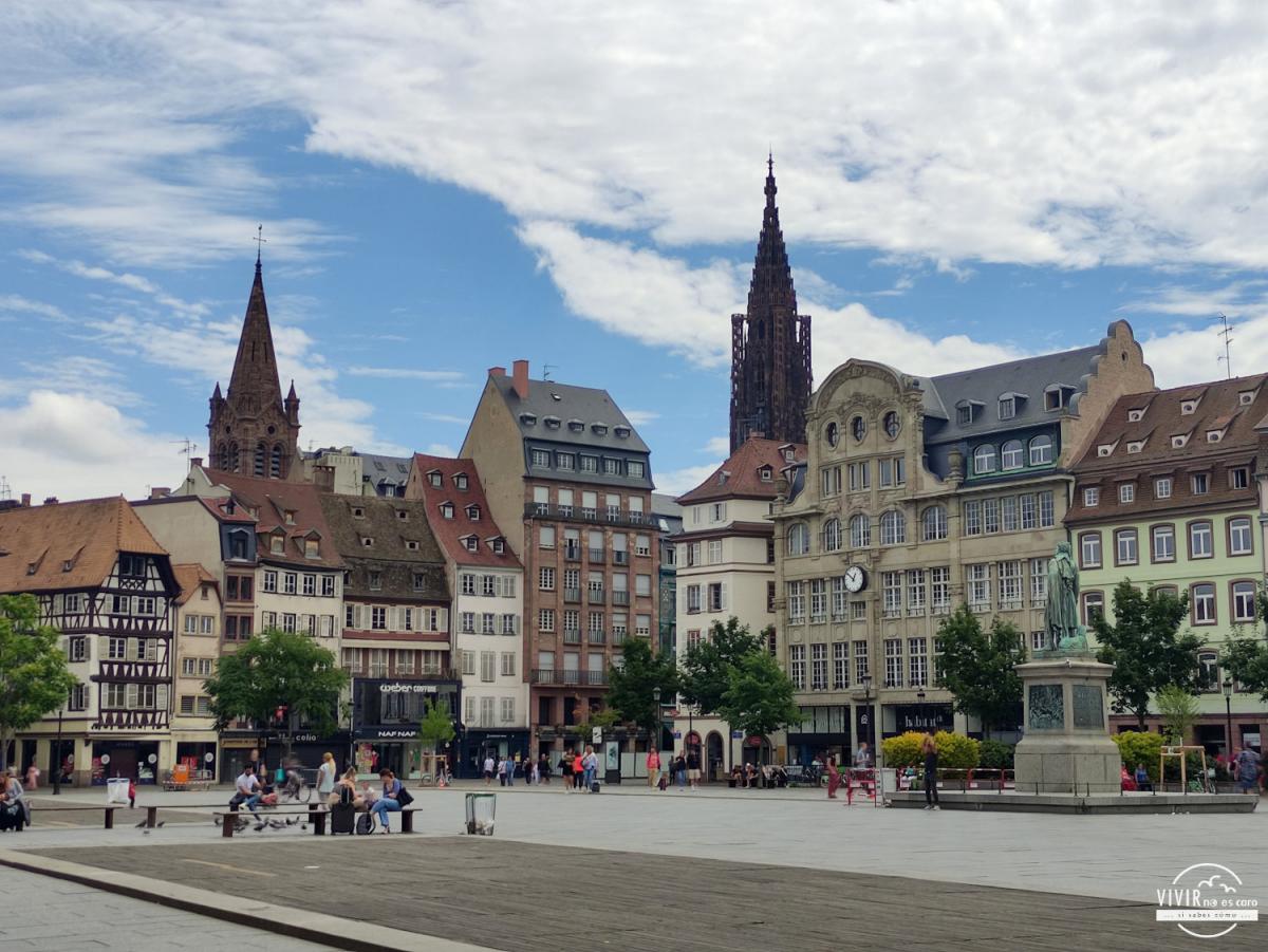 Plaza Kleber de Estrasburgo (Alsacia)