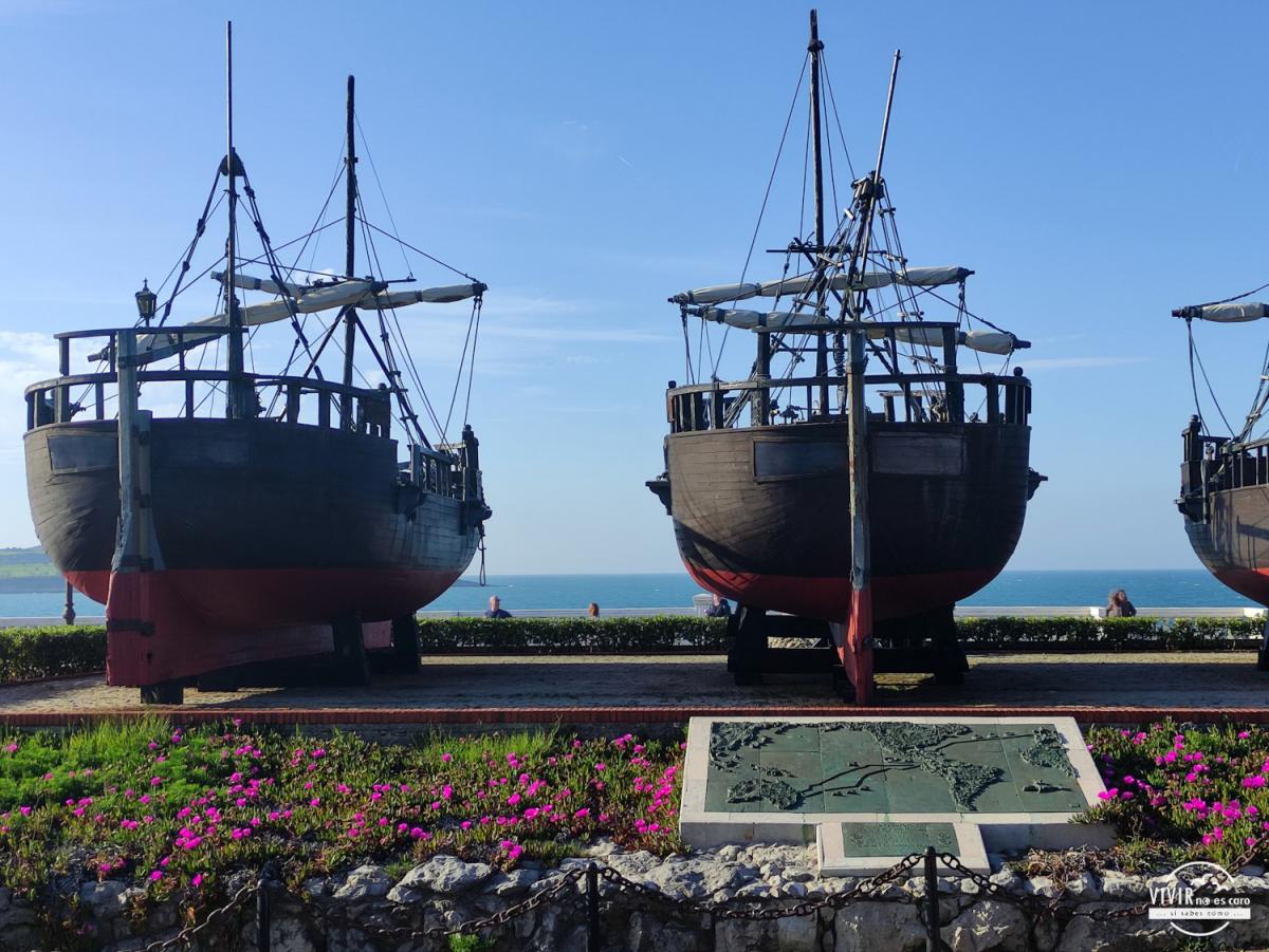 Galeones de Vital Alsar en el Museo al Aire Libre de Santander