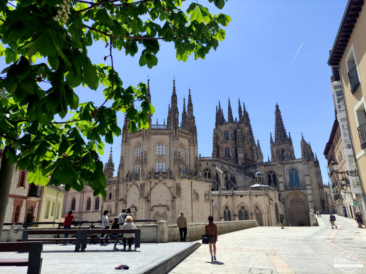 Mirador parte trasera de la Catedral de Burgos