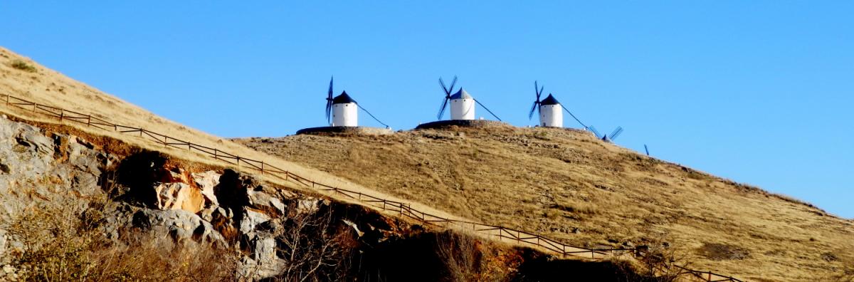 Molinos de viento en Consuegra (Toledo)