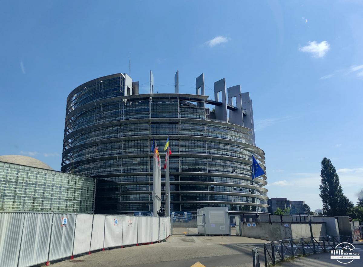Edificio del Parlamento Europeo de Estrasburgo