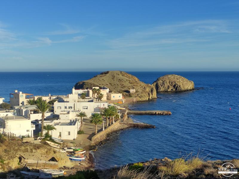 Isleta del Moro en el Parque Natural del Cabo de Gata-Níjar (Almería)