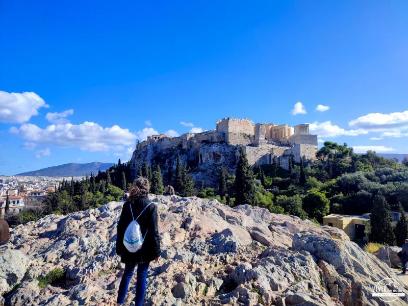 Atenas: Mirador a la Acrópolis desde el Areópago