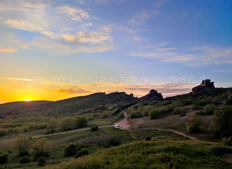 Aparcamiento del Castillo de Zafra (Guadalajara)