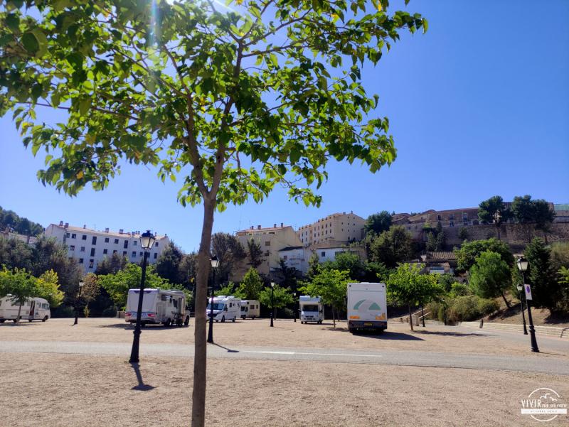Área de autocaravanas gratuita en Chinchilla de Montearagón