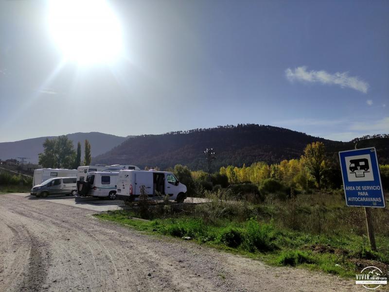 Área gratuita de autocaravanas de Riópar (Albacete)